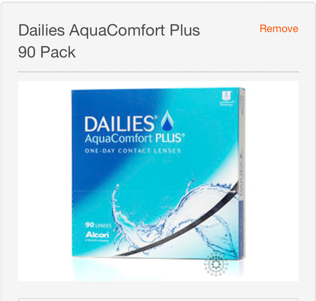 Dailies Aqua Comfort Plus